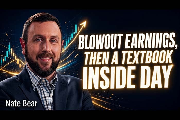 Blowout Earnings, Then A Textbook Inside Day