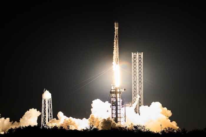 SpaceX Falcon Heavy USSF-529 Night Launch